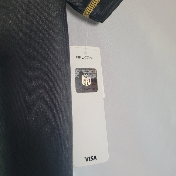 NWT Greenbay Packer NFL Team Apparel Short Sleeve Tee Black/White Women's M - Picture 4 of 11